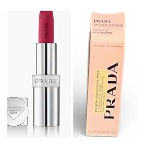 PRADA Monochrome Soft Matte Refillable Lipstick in P157 Pourpre. NIB! MSRP$50